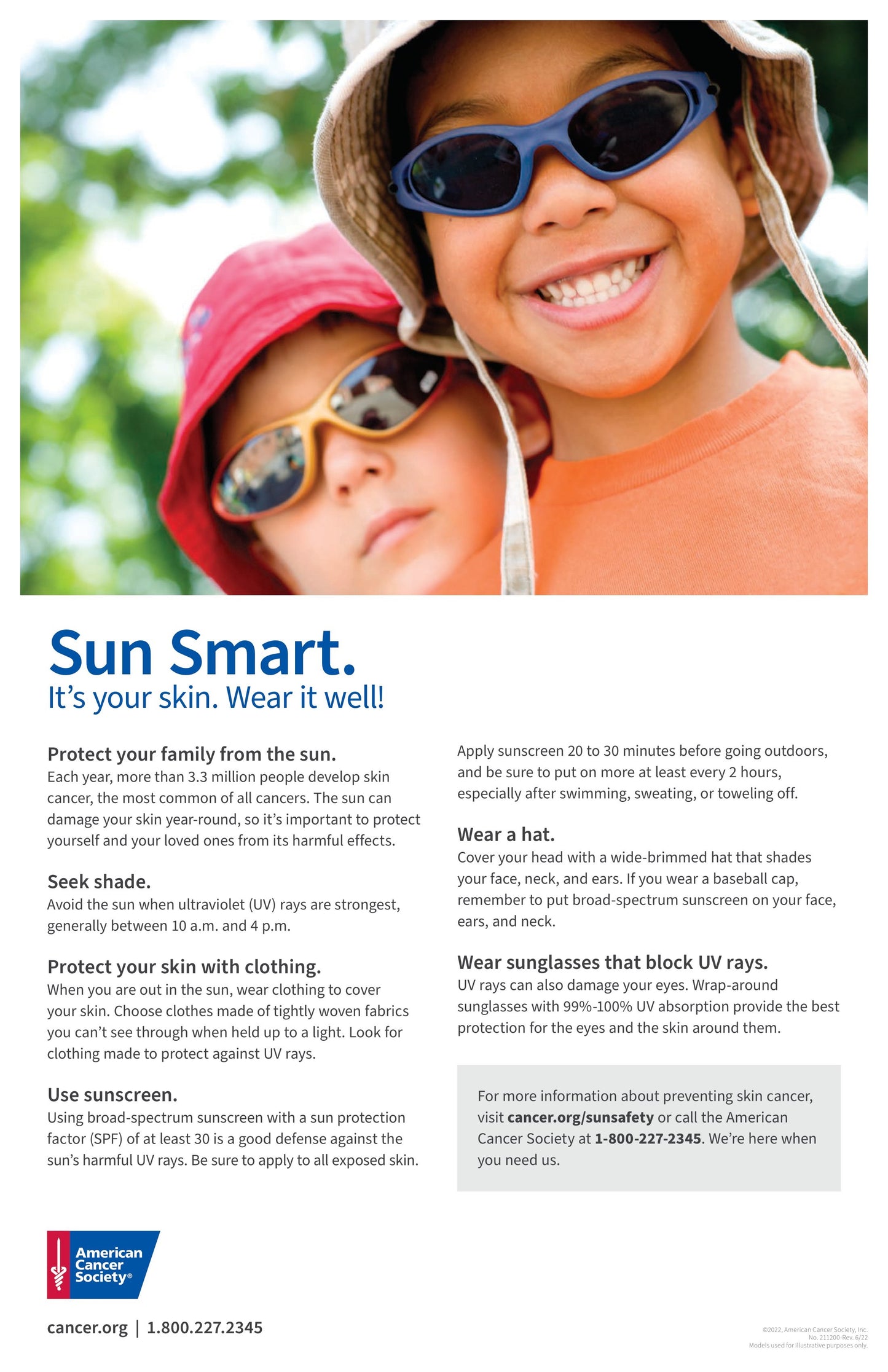 Sun Smart Poster 11"X17" - English (2112.00)