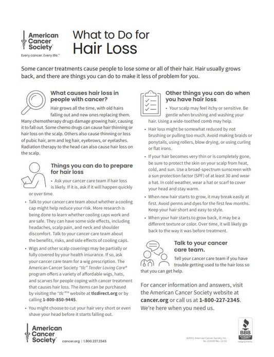 What to Do for Hair Loss Tearsheet x 50 - English (2160.00)