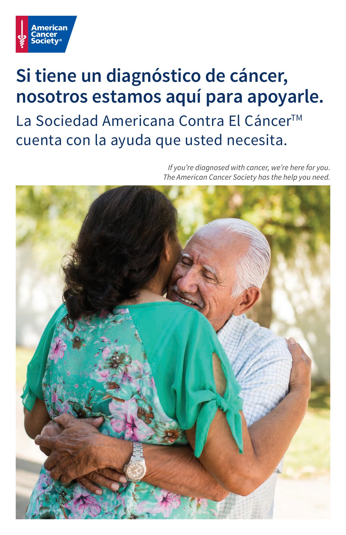 If You're Diagnosed with Cancer, we're here for you - Spanish (3247.01)